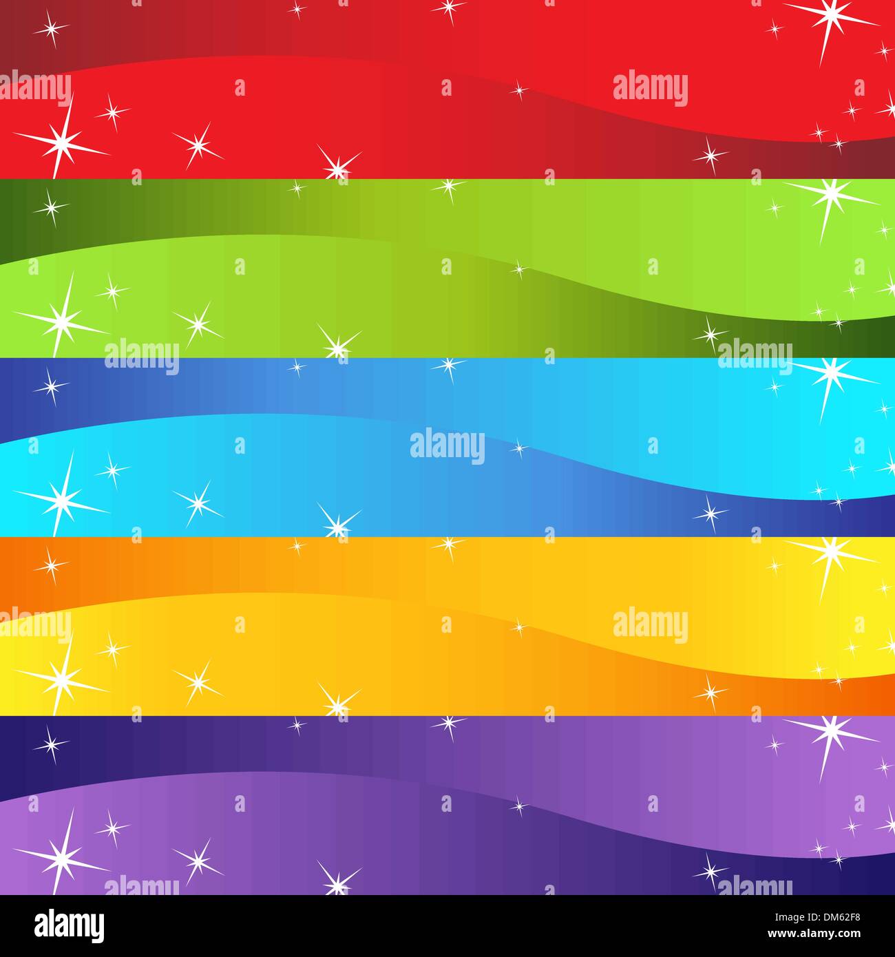 Sparkling Border Set Stock Vector