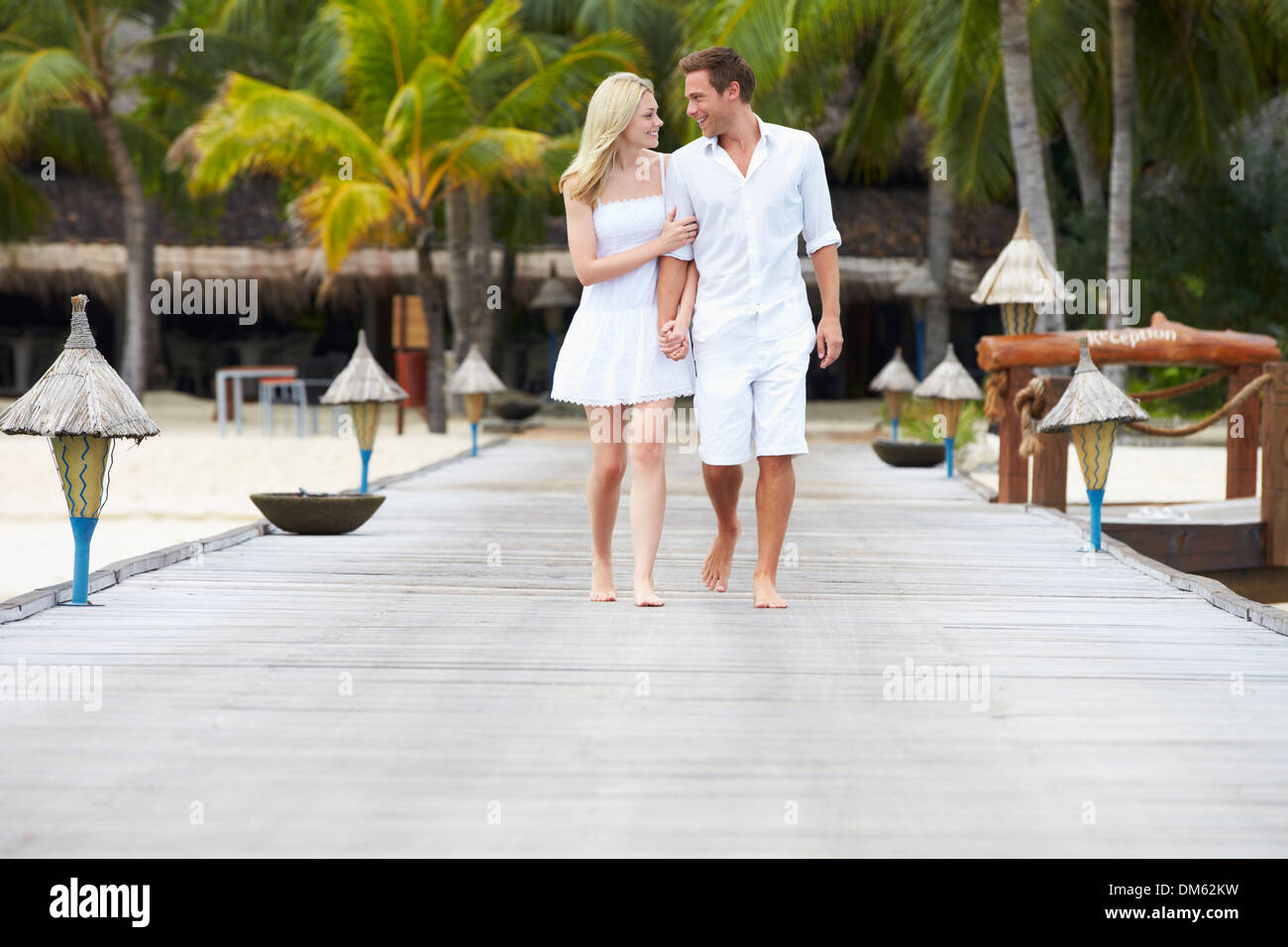 Walking the jetty hi-res stock photography and images - Alamy