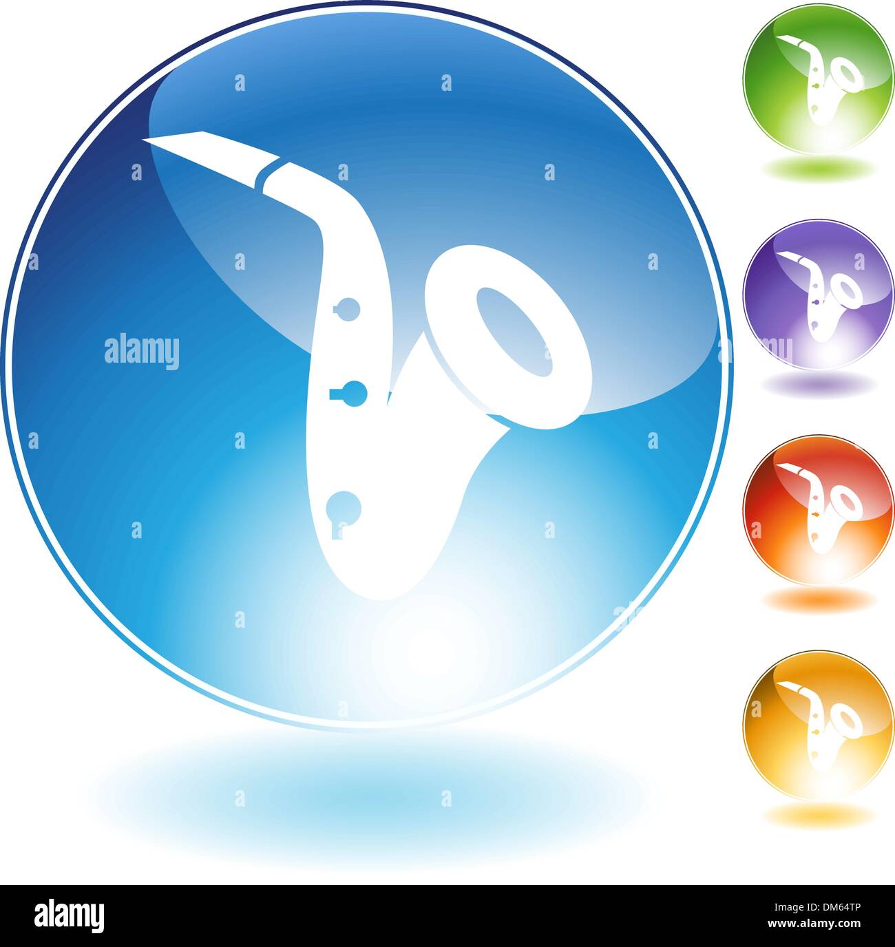 Saxophone Instrument Stock Vector