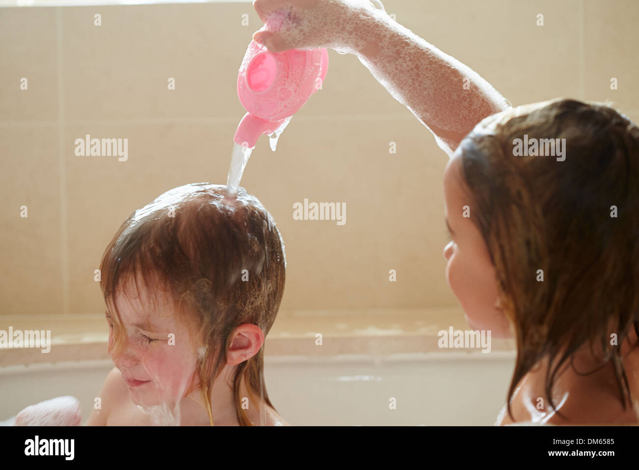 Bathtub hair hires stock photography and images Alamy