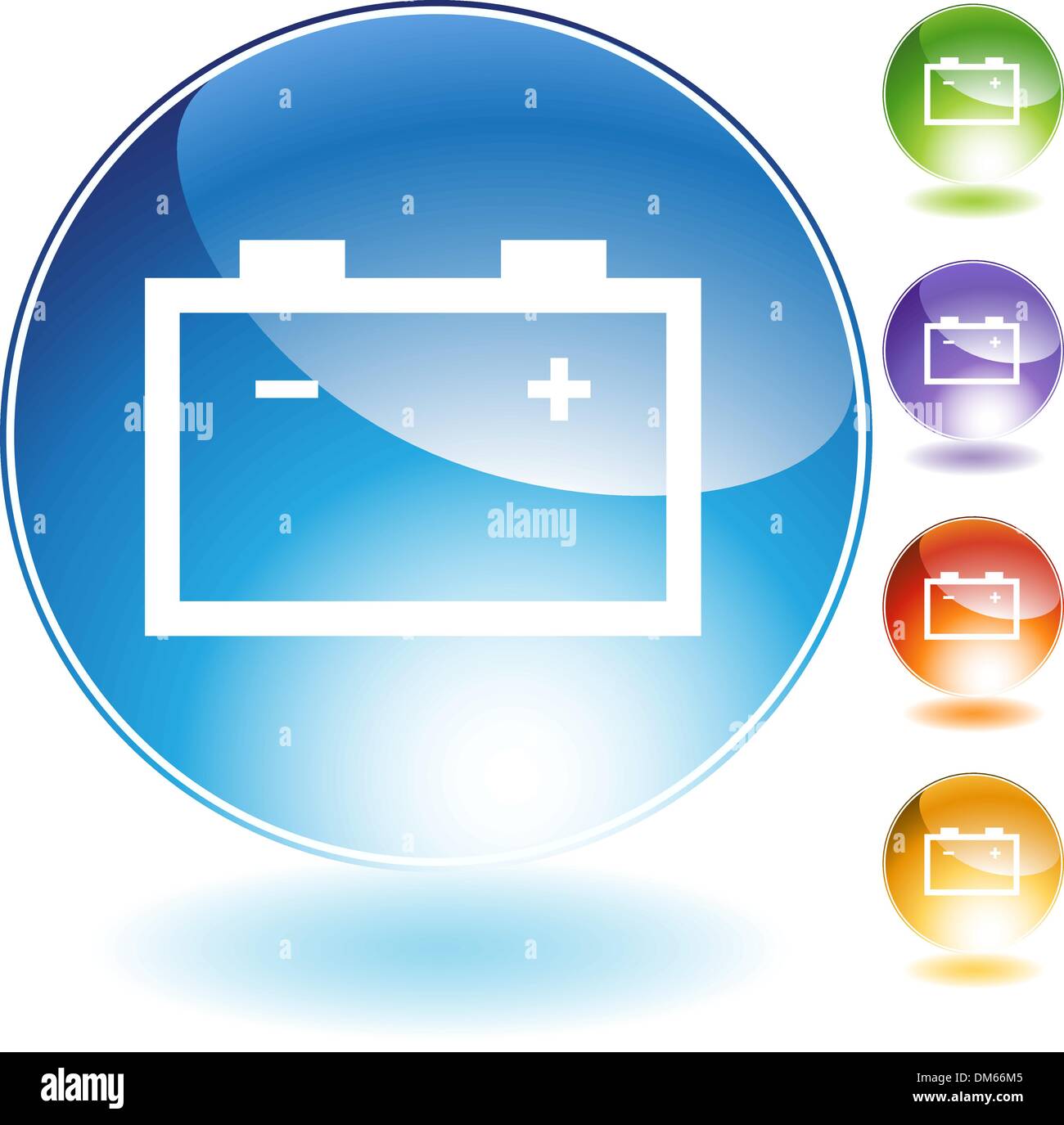 Battery Crystal Icon Stock Vector Image & Art - Alamy