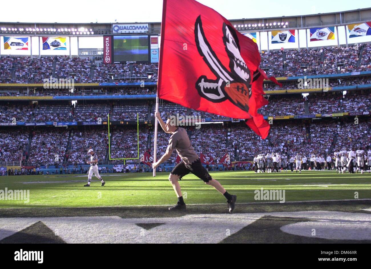 Super Bowl XXXVII: Raiders vs Buccaneers - Fűzővel kifelé