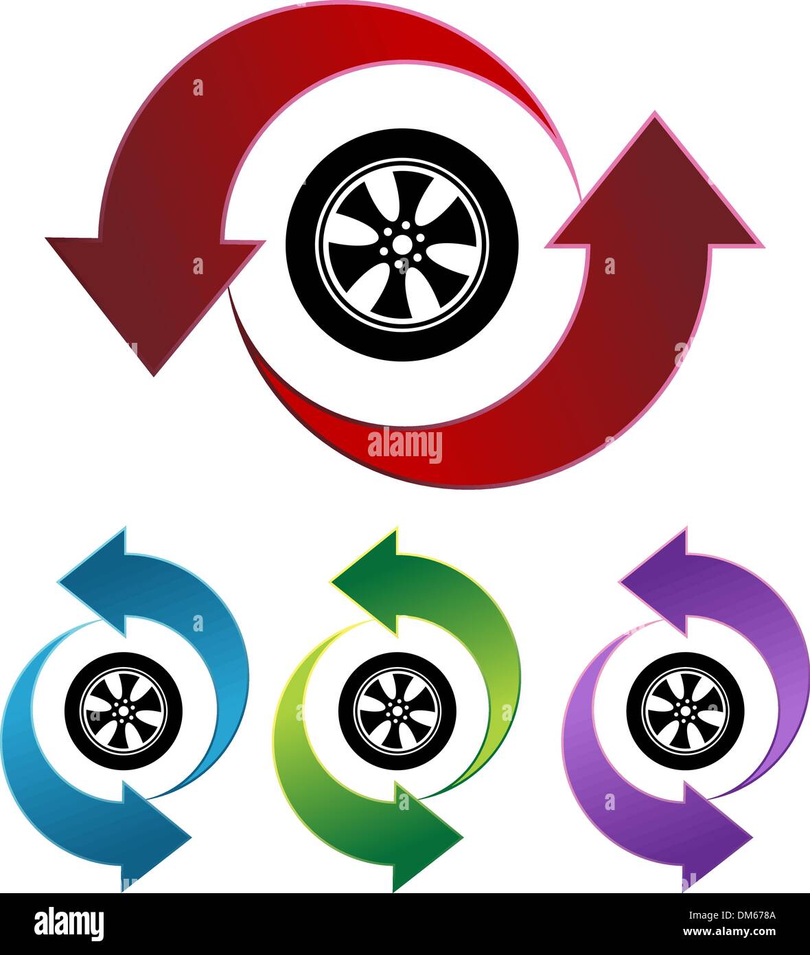 Rims Stock Vector Images - Alamy