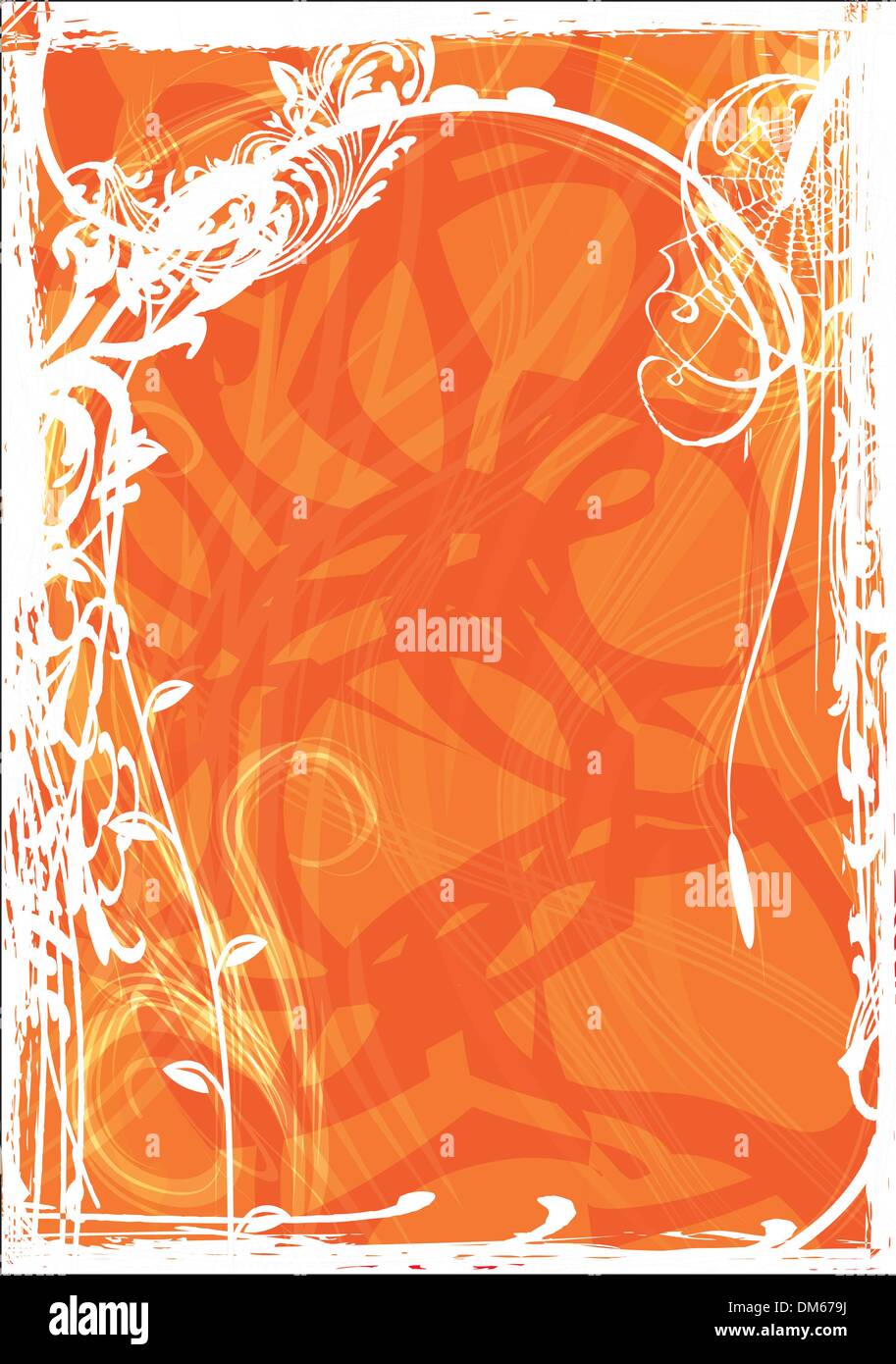 grunge frame ornament Stock Vector Image & Art Alamy