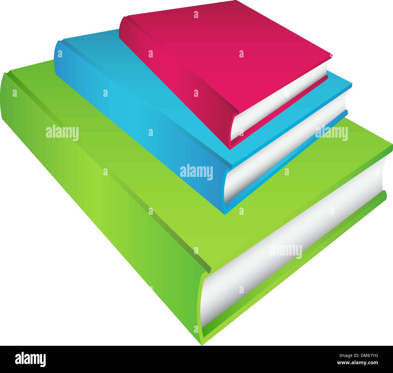 3 books in a stack hi-res stock photography and images - Alamy