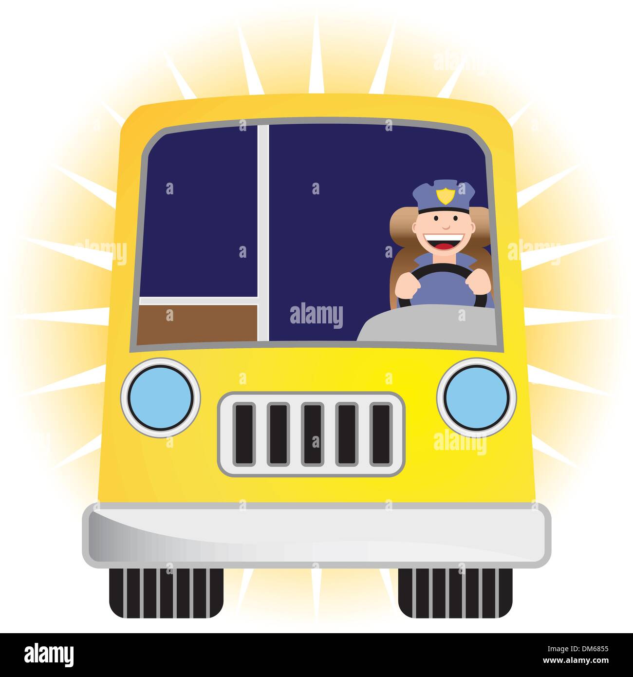 Driver with Bus Stock Vector Image & Art - Alamy Driver with Bus Stock Vector Image & Art - Alamy