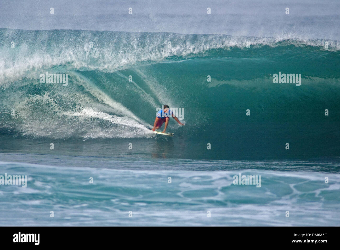 VOLCOM 2009 Surf BRUCE IRONS Schlauch Prüfgelände Poster Einwandfrei