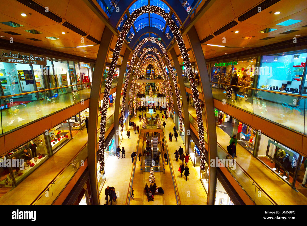 Inside shopping mall europa passage hi-res stock photography and images -  Alamy