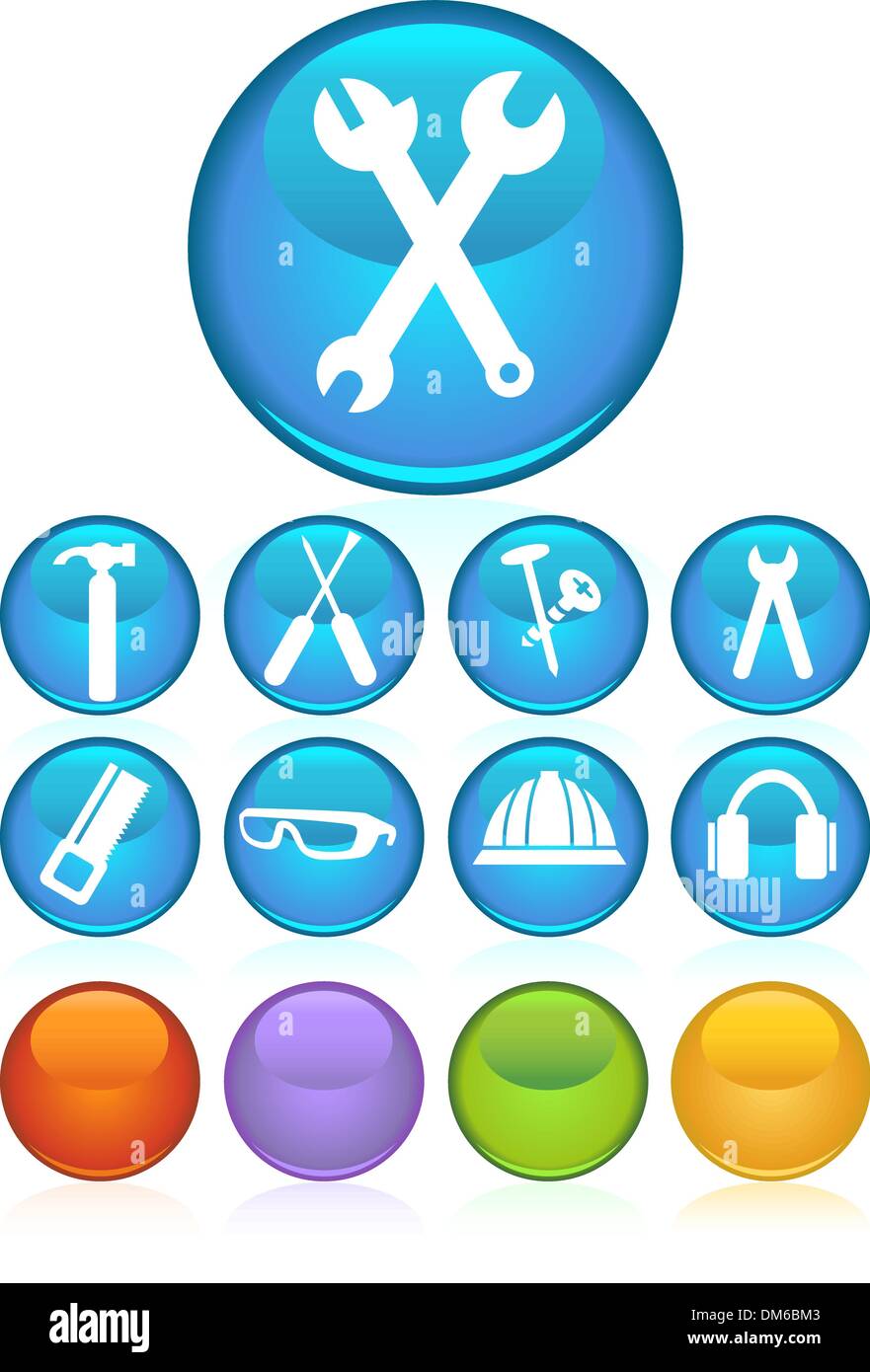 Hardware Icons Stock Vector Image & Art Alamy