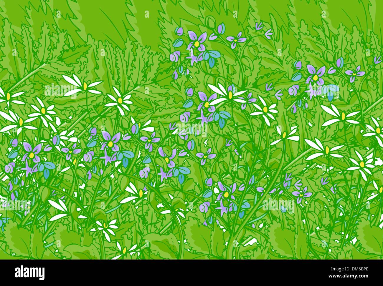 Artsy Garden Background Stock Vector Image & Art - Alamy