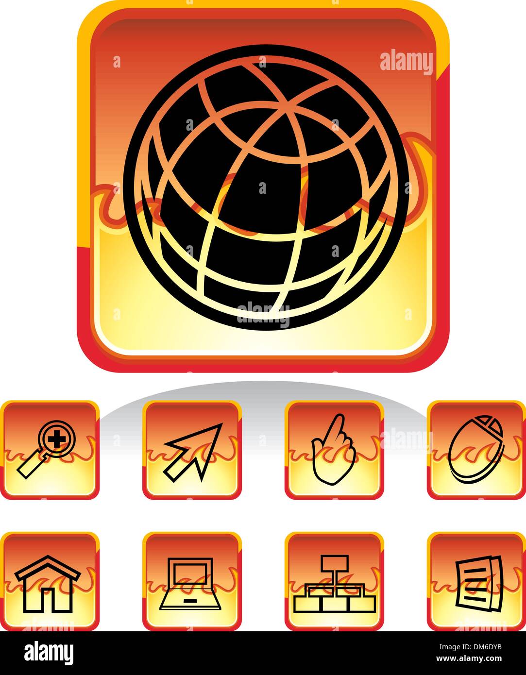 Web Icons Stock Vector