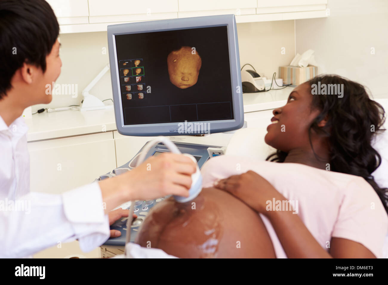 Woman 4D Ultrasound Scan Stock Photo Alamy