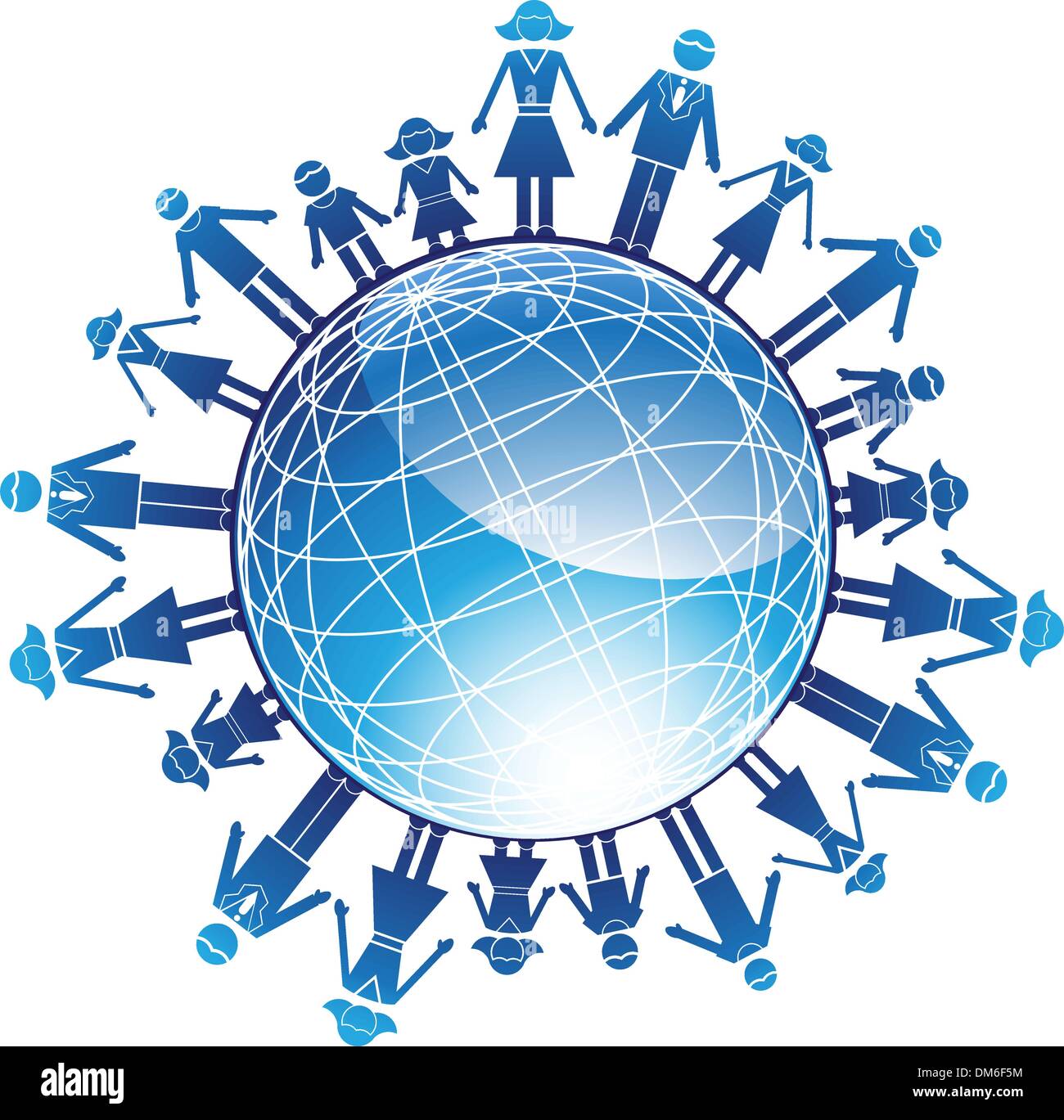 Holding Hands Stock Vector