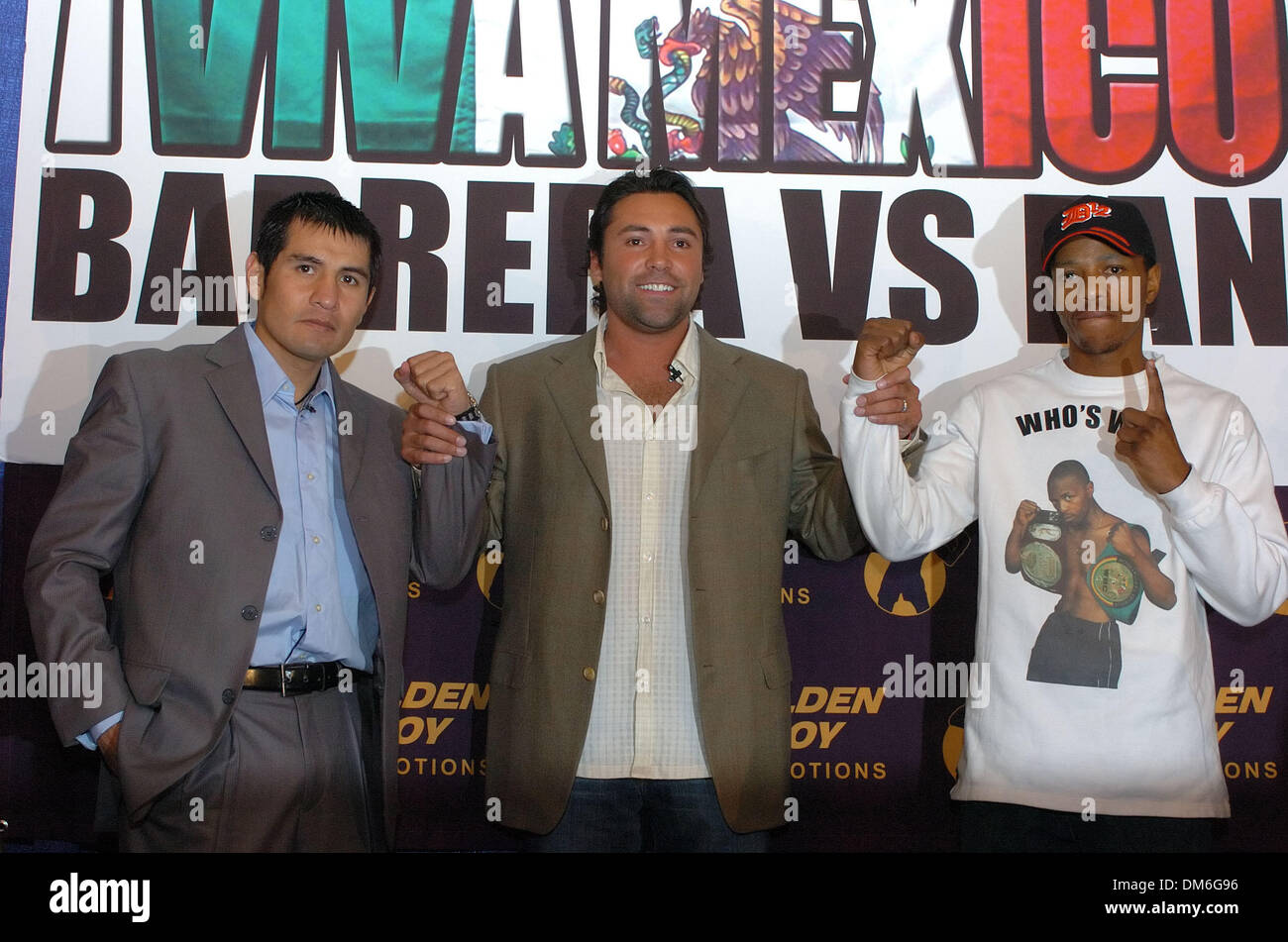 Apr 06, 2005; El Paso, TX, USA; BOXING (LR) WBC Super Featherweight