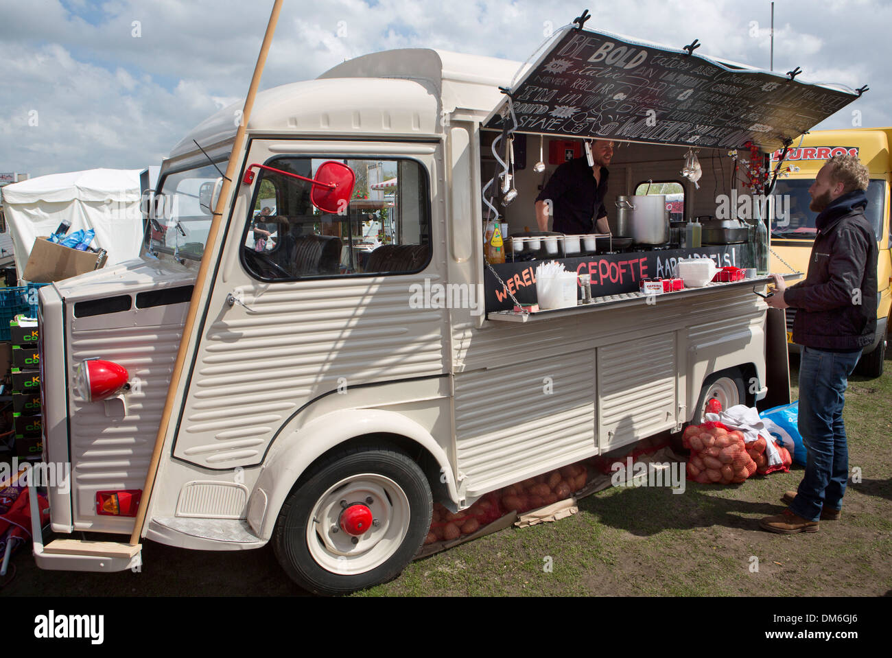 food carts festival in Holland Stock Photo - Alamy