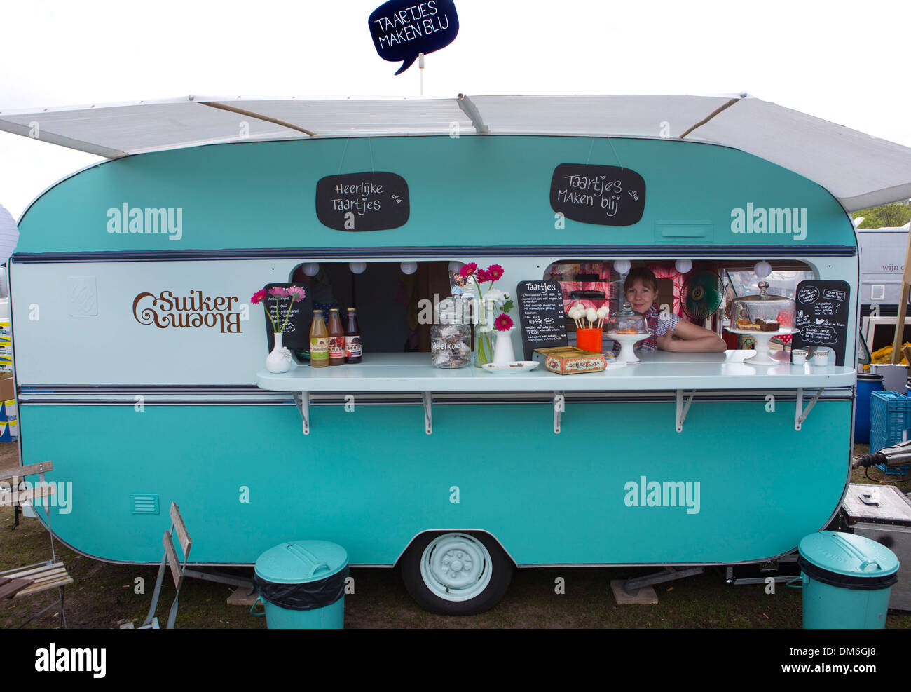 food carts festival in Holland Stock Photo Alamy