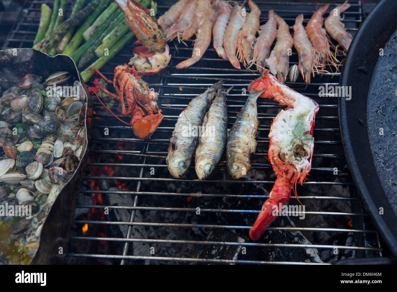 food carts festival in Holland Stock Photo