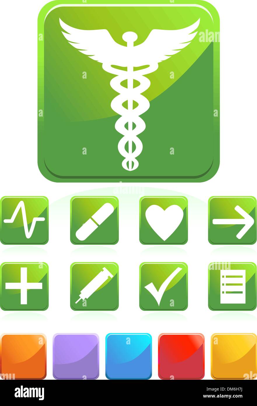 Medical Icons Square Stock Vector Image & Art Alamy