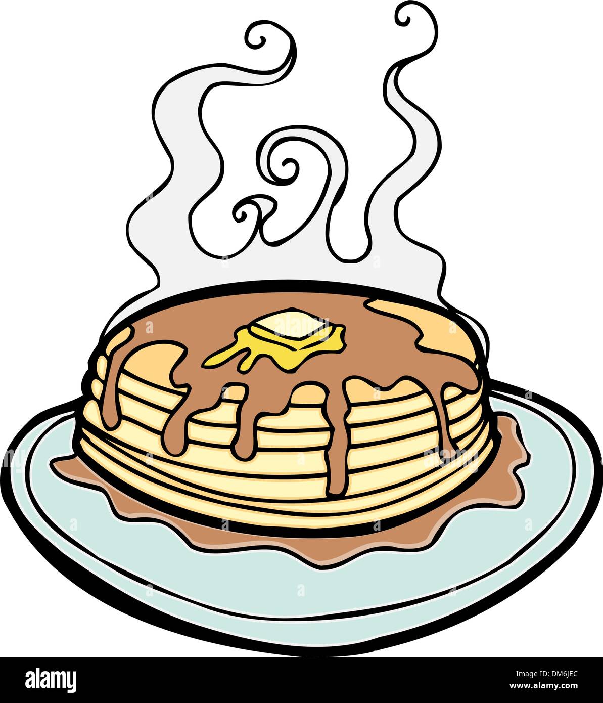 Pancake cartoon hi-res stock photography and images - Alamy