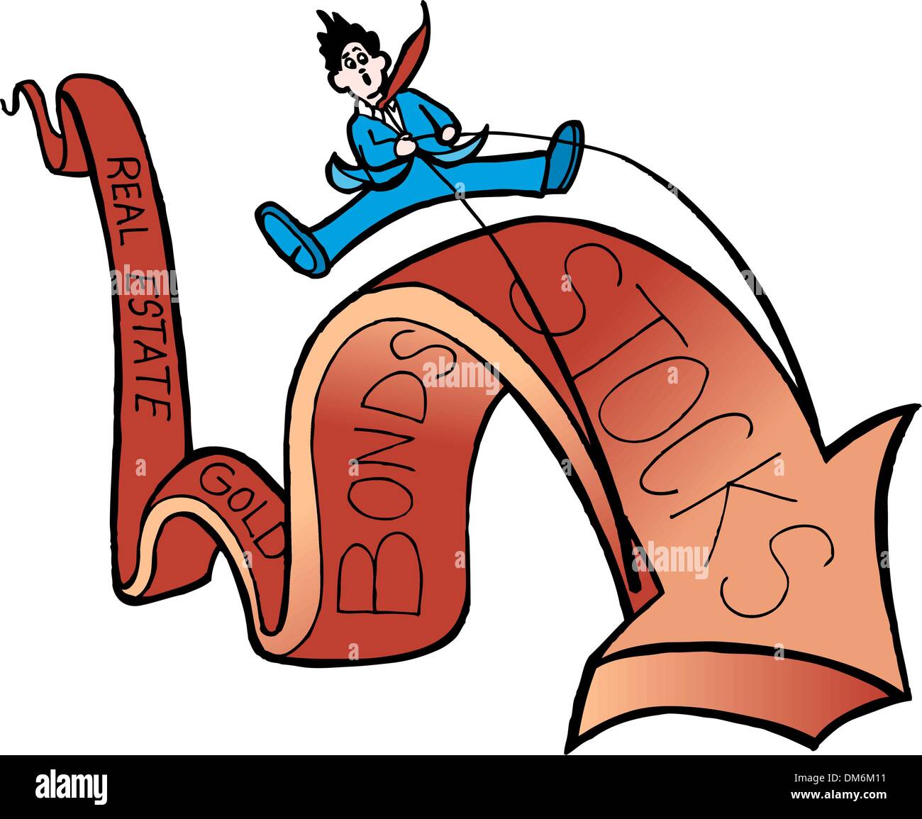 Market turbulence Stock Vector Images - Alamy