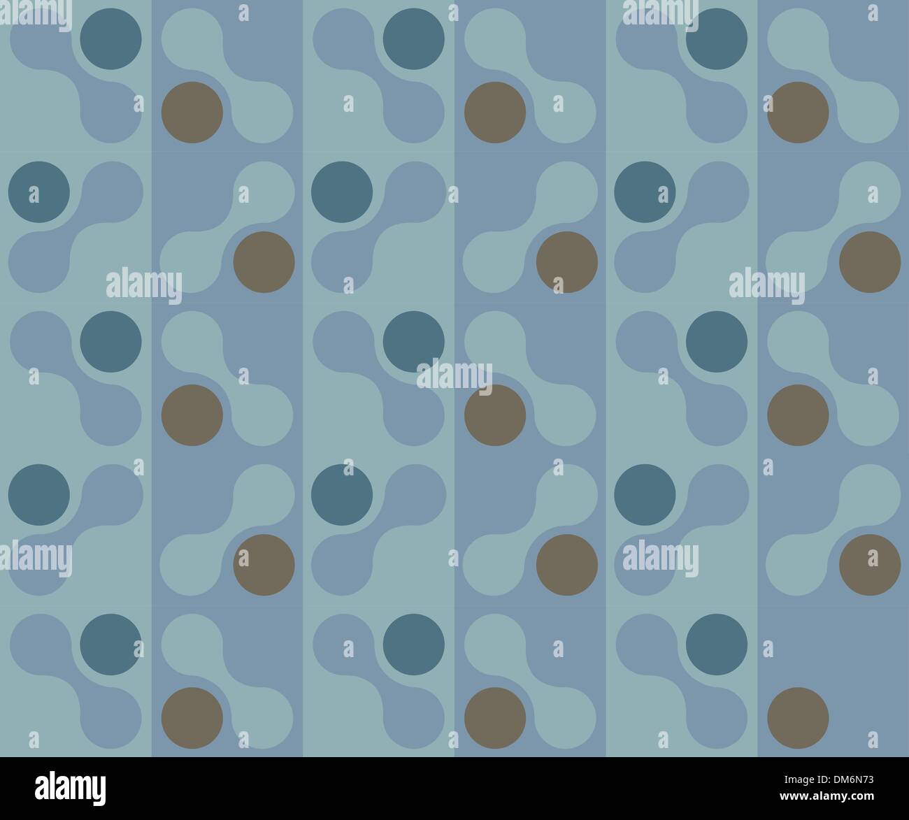 A retro, repeating vector pattern Stock Vector