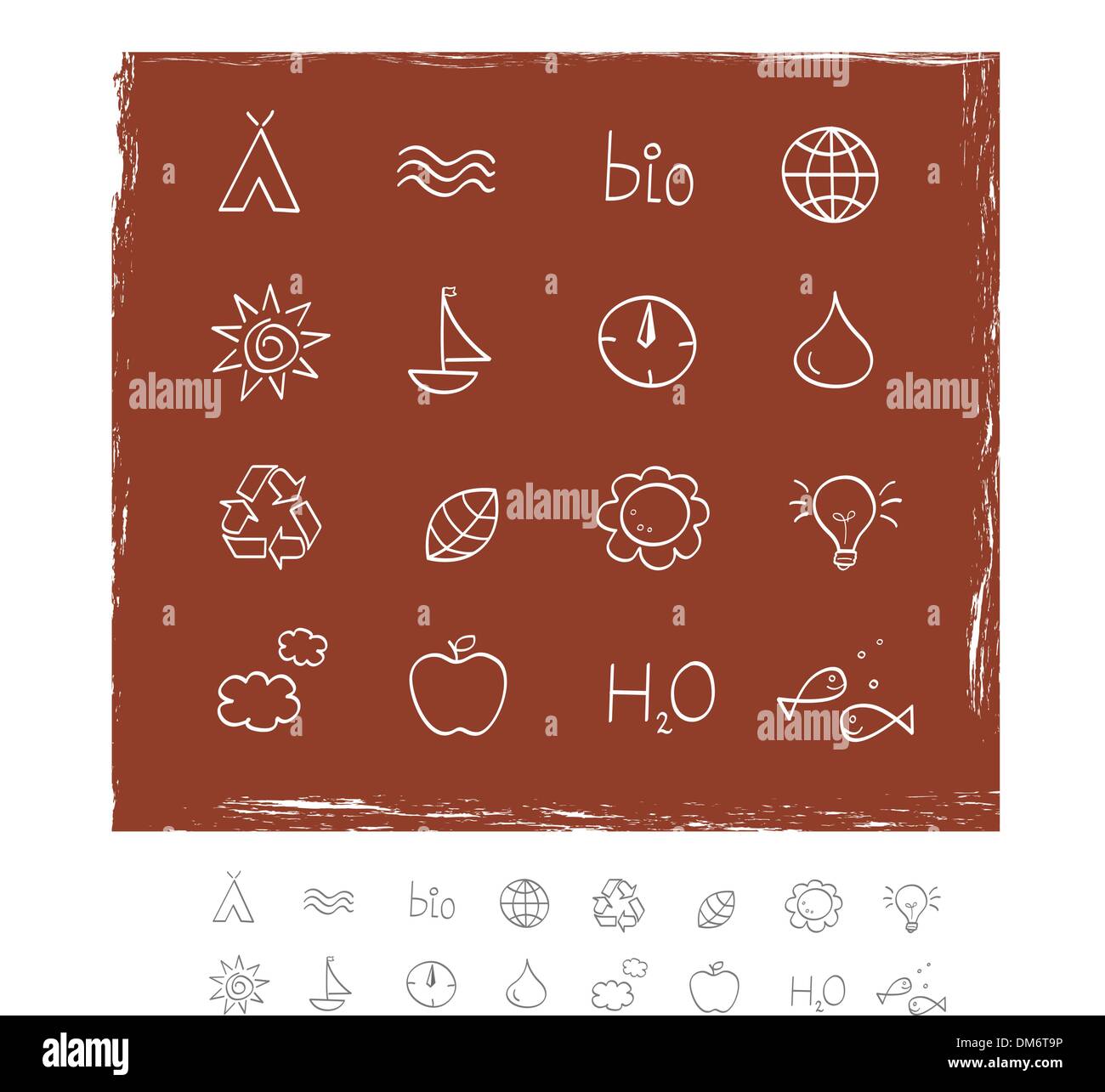 Nature & environment icons Stock Vector Image & Art - Alamy