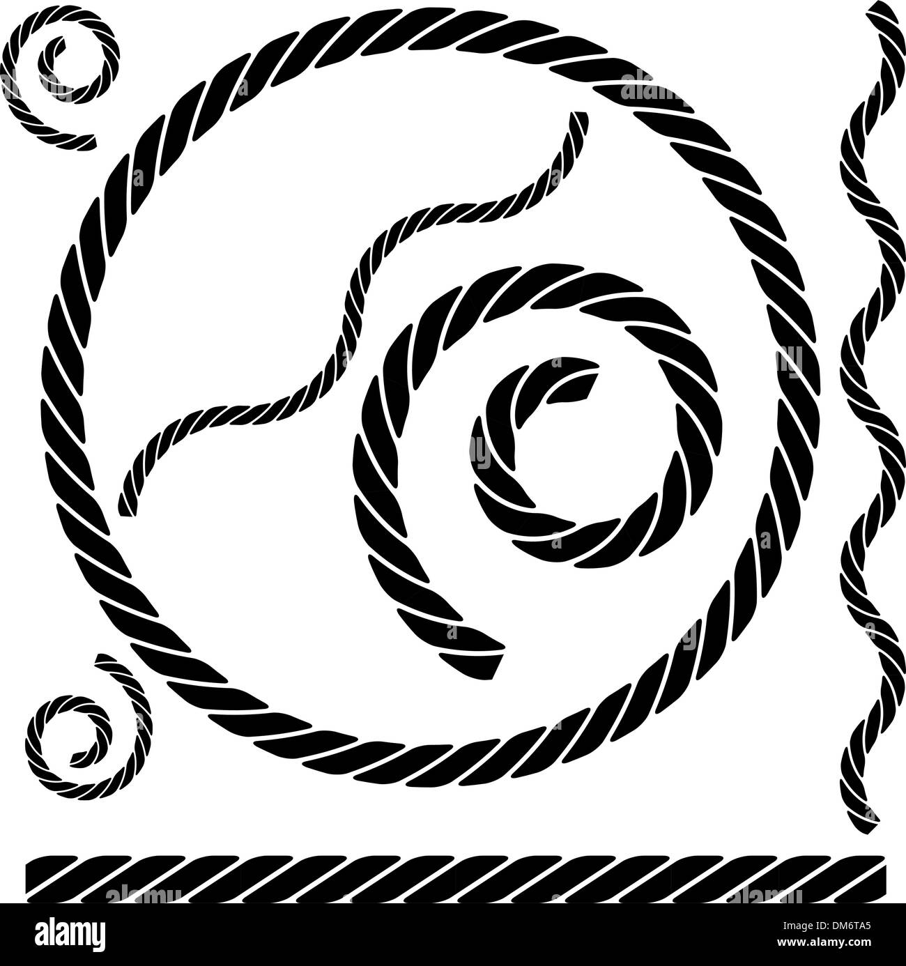 Wires rope Stock Vector Images - Alamy