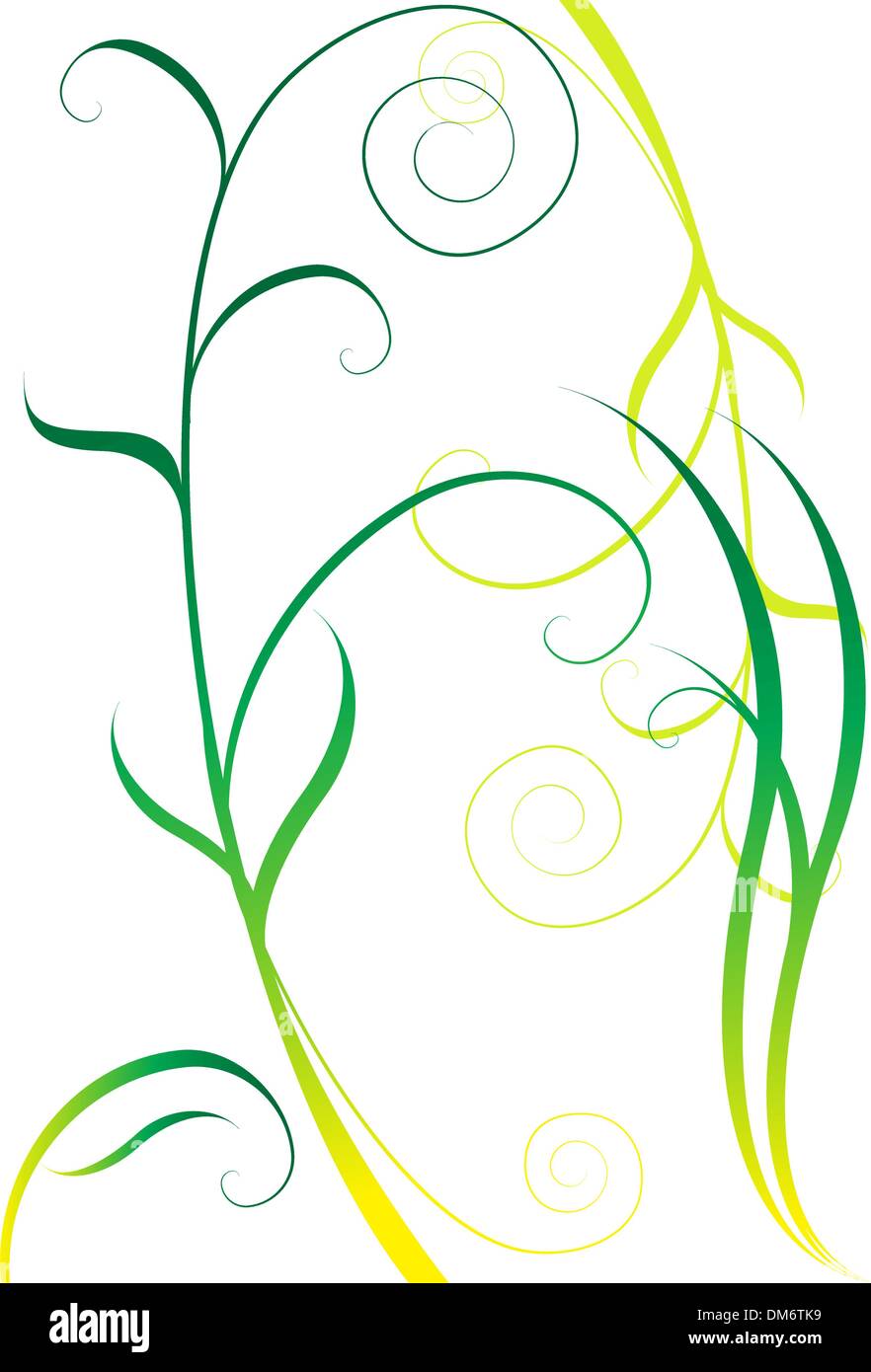 Green Vine Background Stock Vector Image & Art Alamy