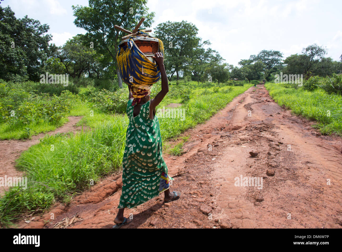 displaced people in central african republic Stock Photo