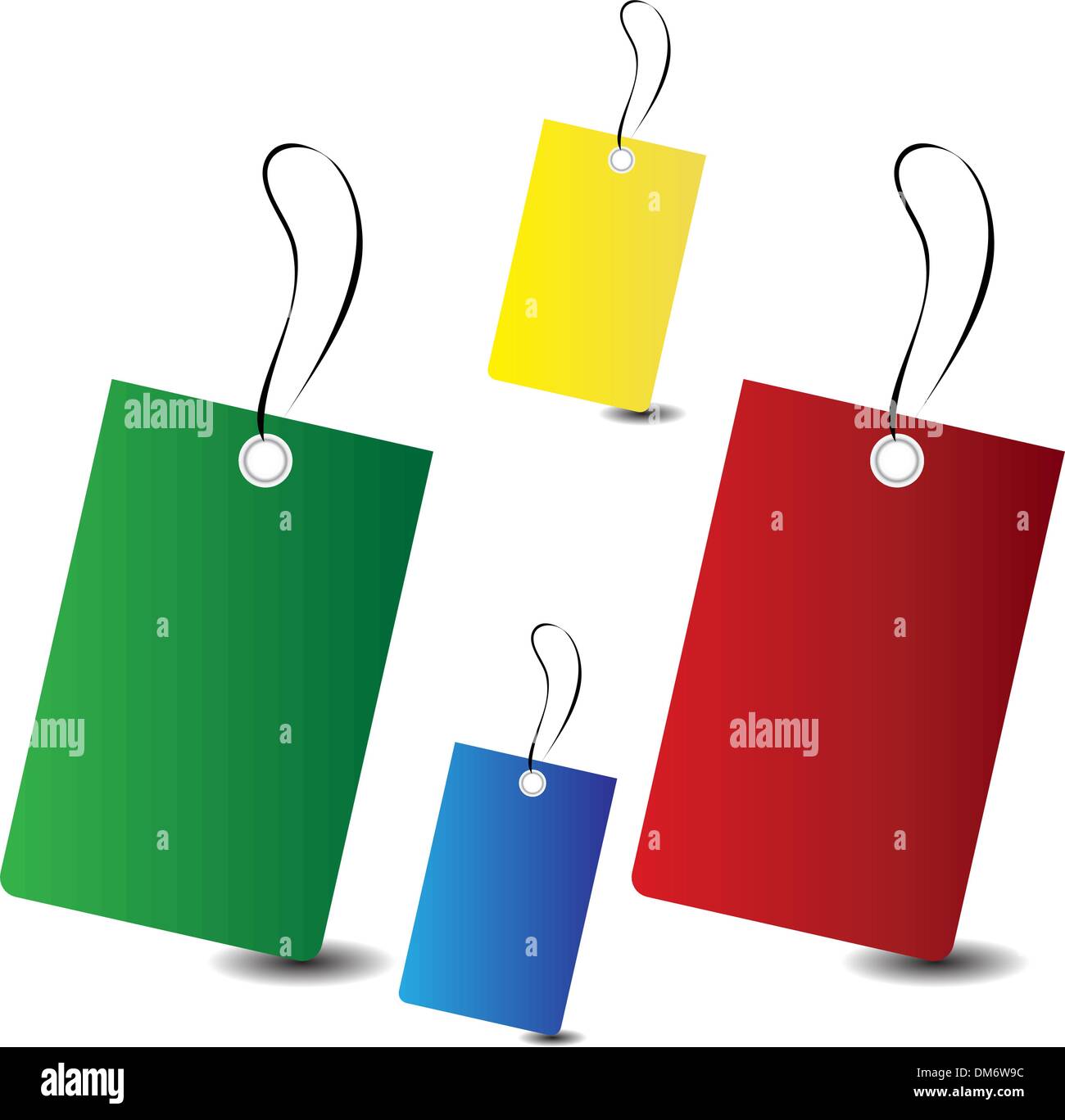 square sales tags Stock Vector