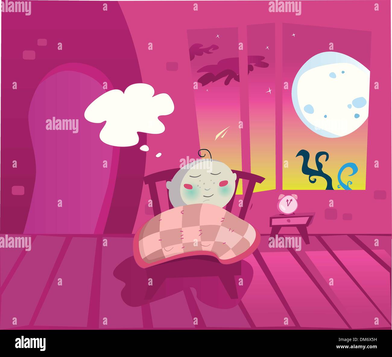 Dreaming Stock Vector