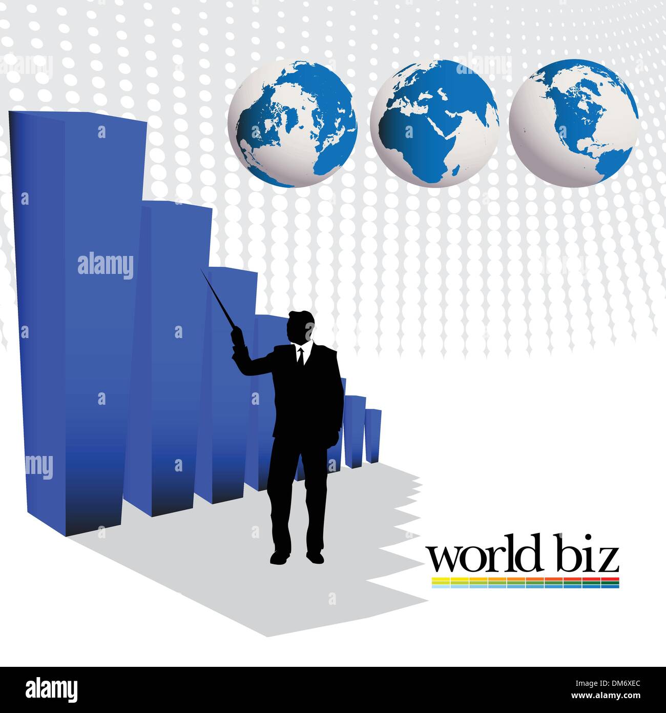 Rise world economy graph Stock Vector Images - Alamy