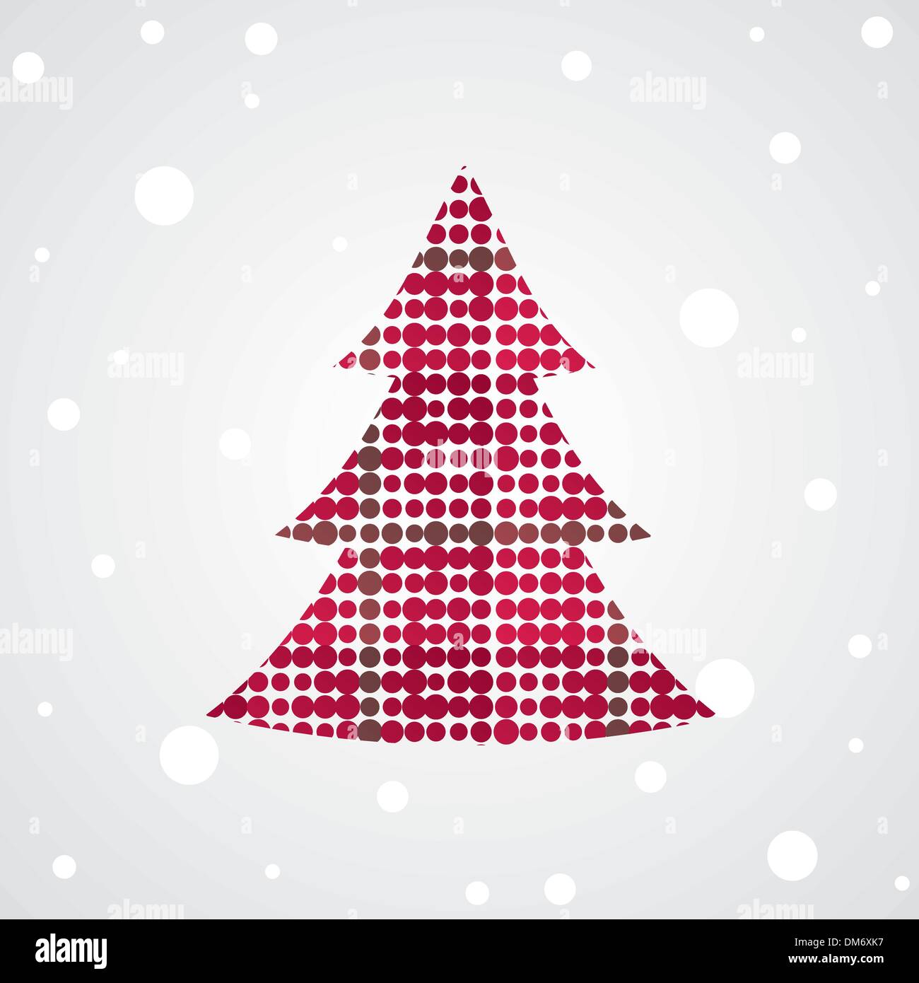 Christmas tree . Vector illustration Stock Vector Image & Art - Alamy
