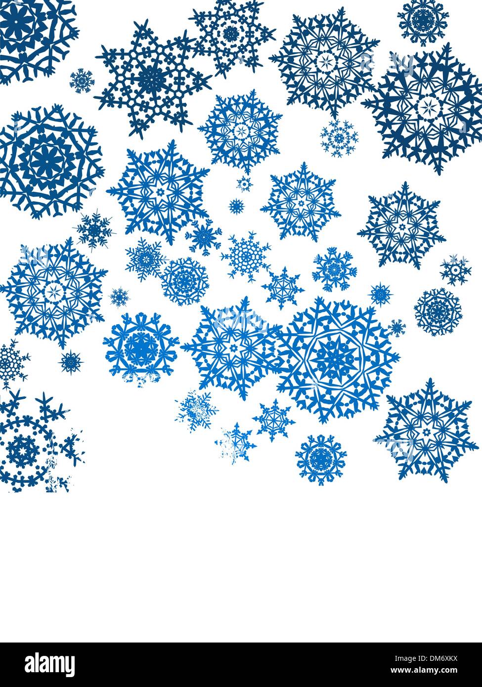 Christmas background with Snowflakes Stock Vector Image & Art - Alamy