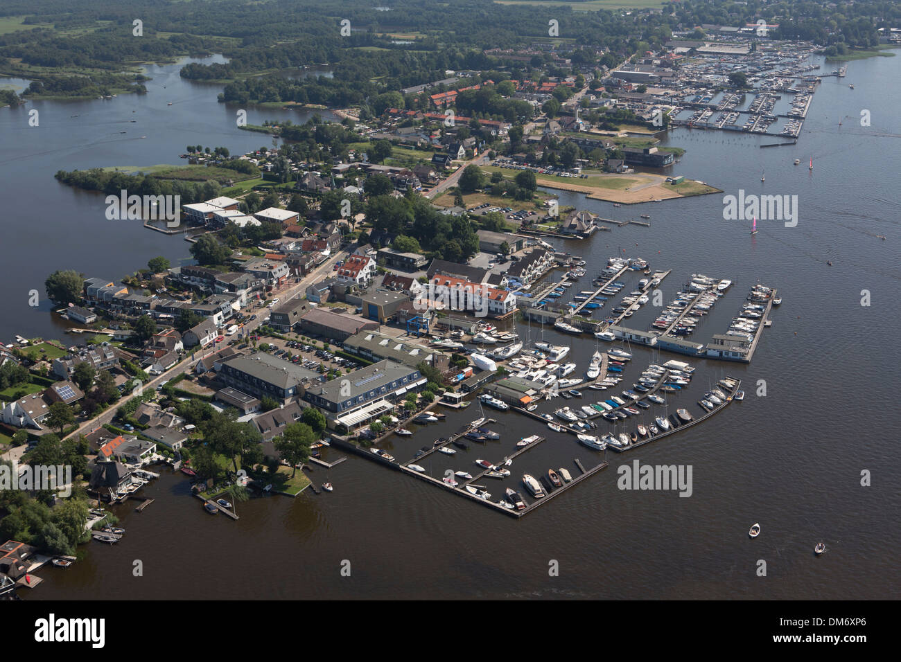 water recreation in the Netherlands Stock Photo