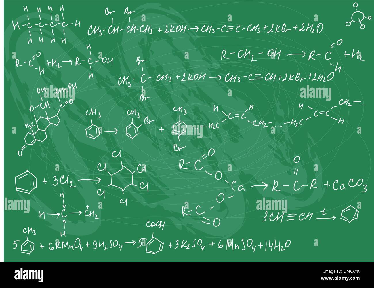 Classroom chemistry learning formula Stock Vector Images - Alamy