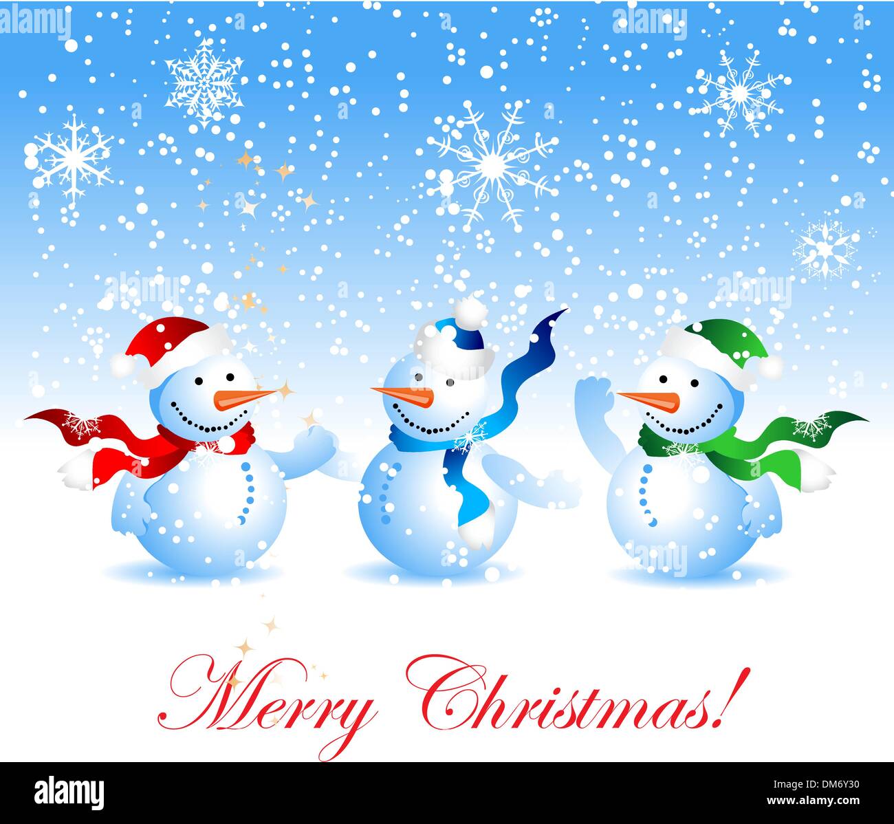 Child christmas card retro Stock Vector Images - Alamy