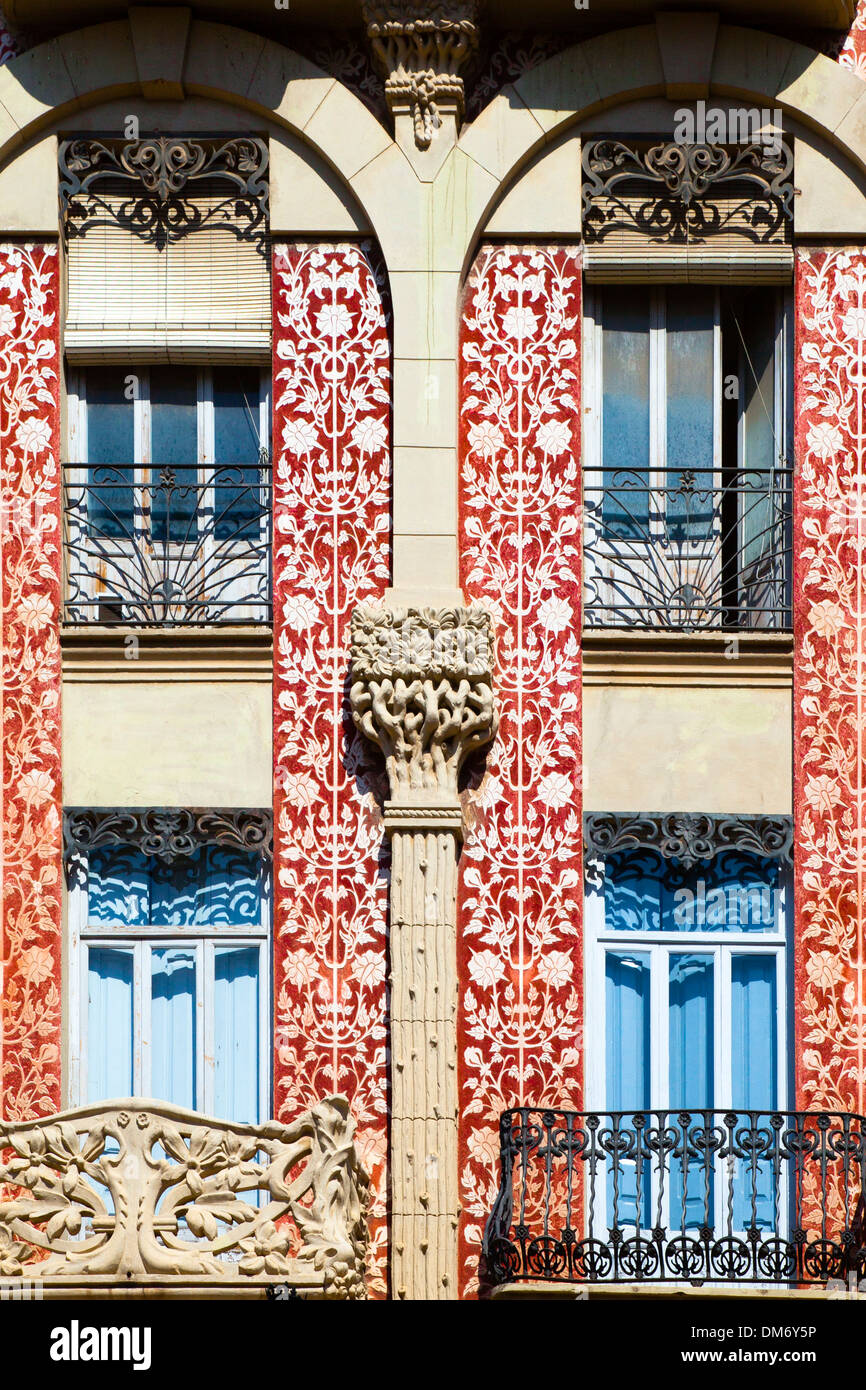 Decorative house, Valencia, Spain Stock Photo Alamy