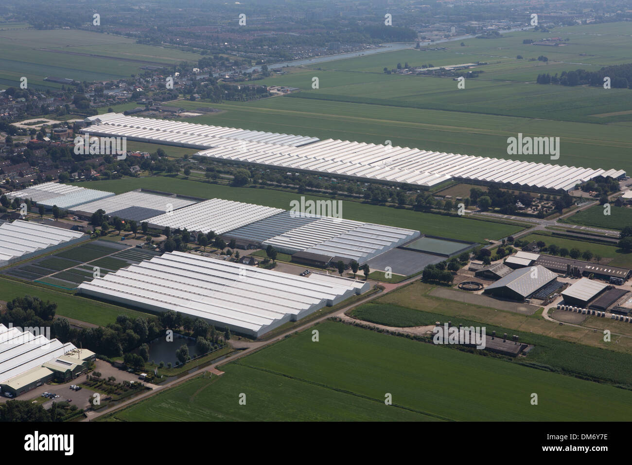 greenhouses in the Netherlands Stock Photo