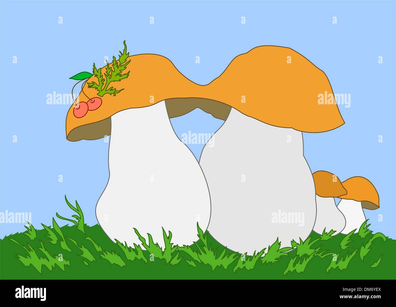 Four ceps Stock Vector