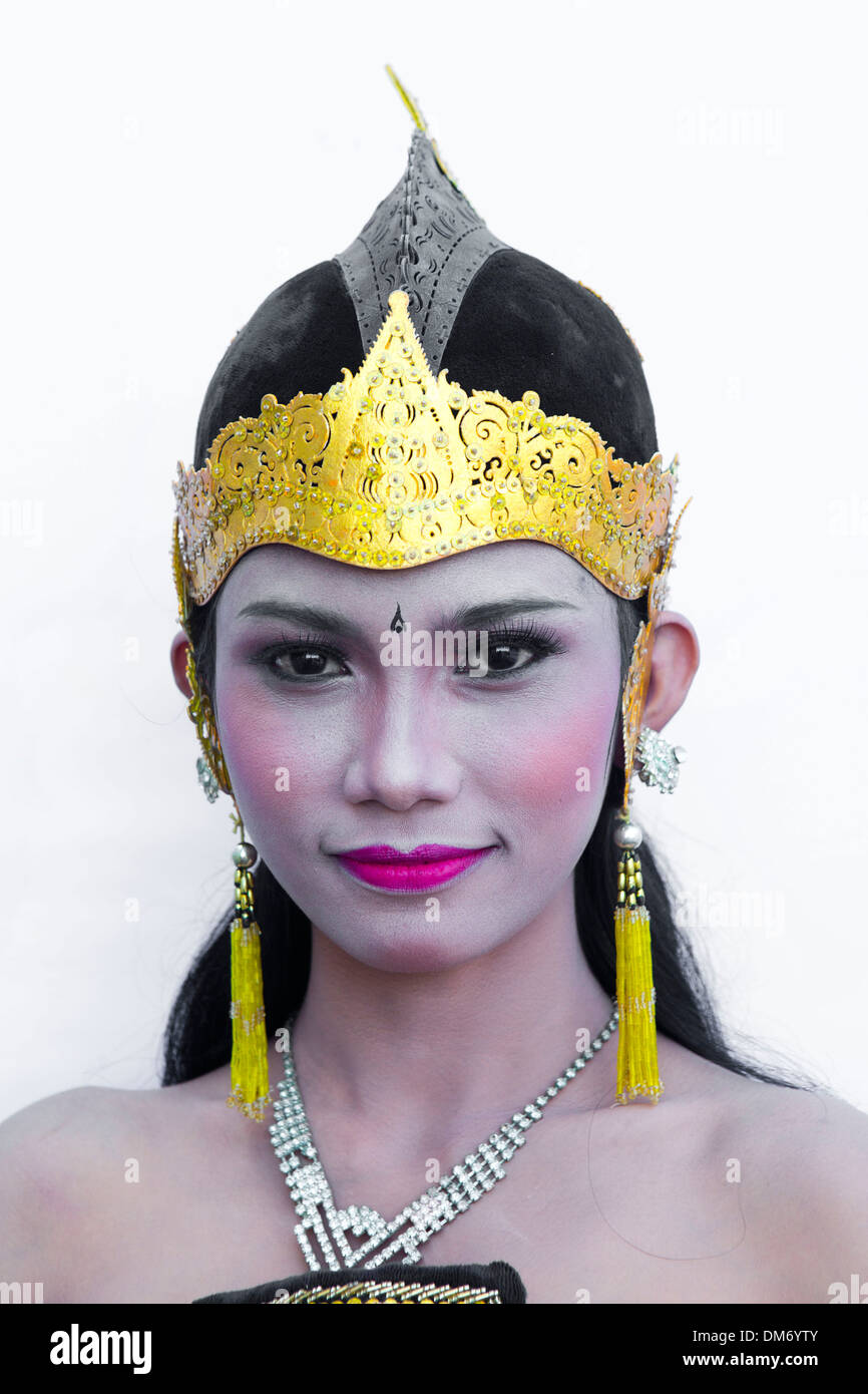 Thai dancer/actor for theater play Stock Photo