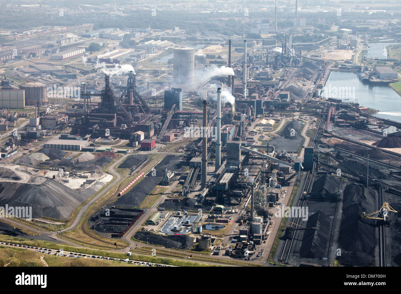 Tata Steel Na Holanda De IJmuiden Imagem Editorial - Imagem de