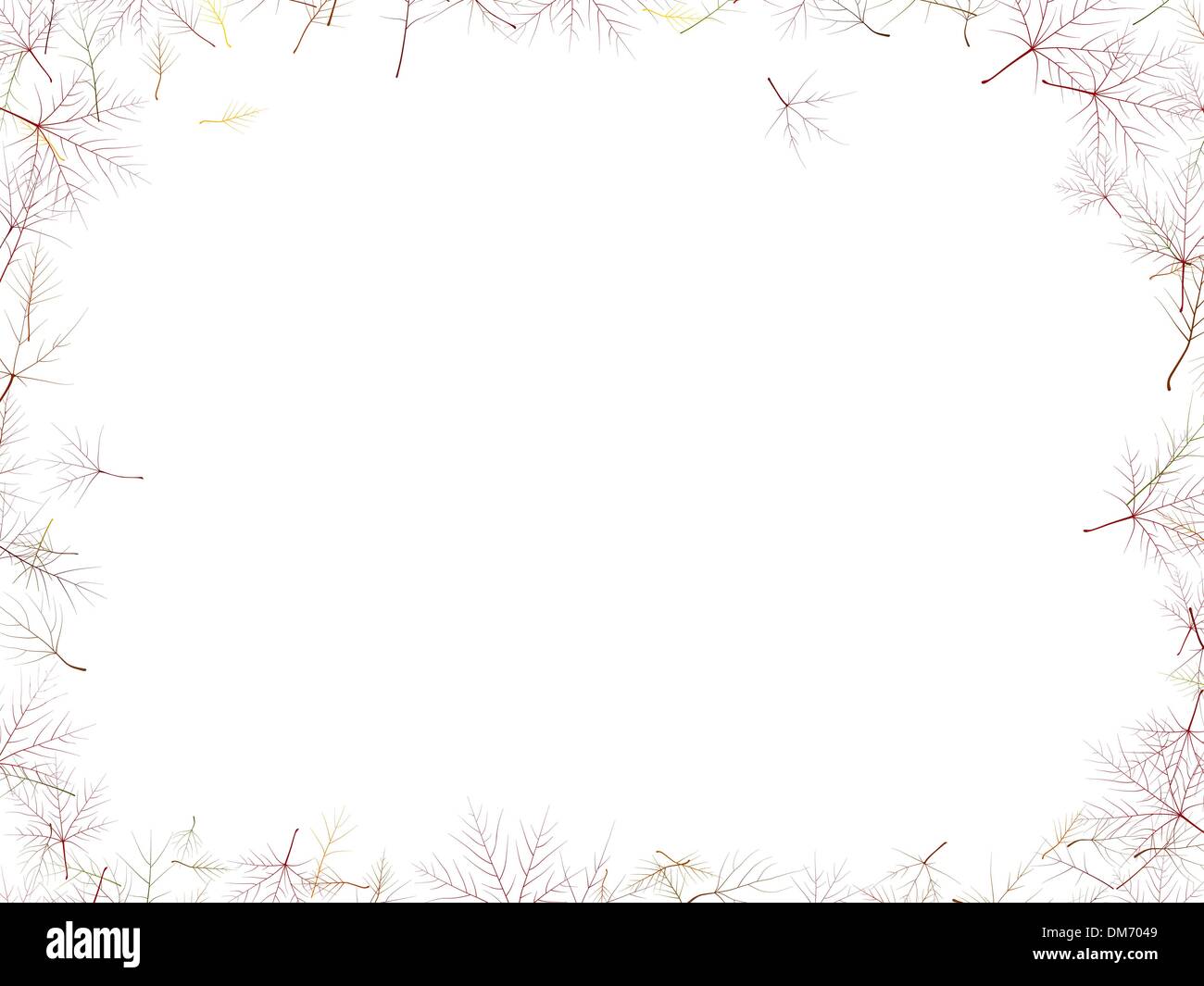 Fall leaves frame Stock Vector Image & Art - Alamy