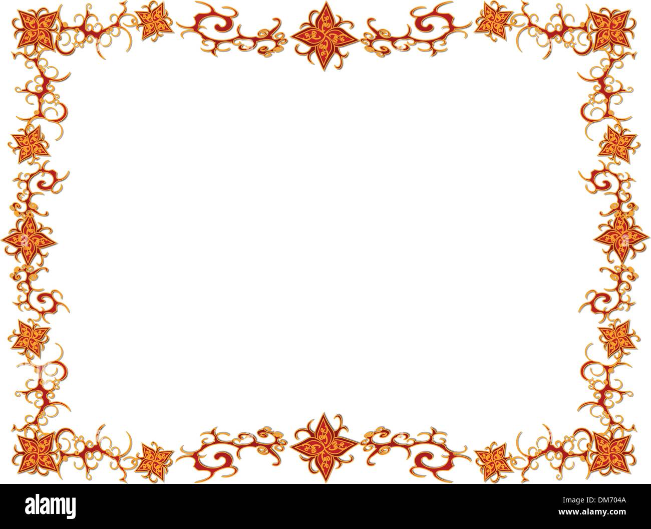 Frame from flowers Stock Vector Image & Art - Alamy