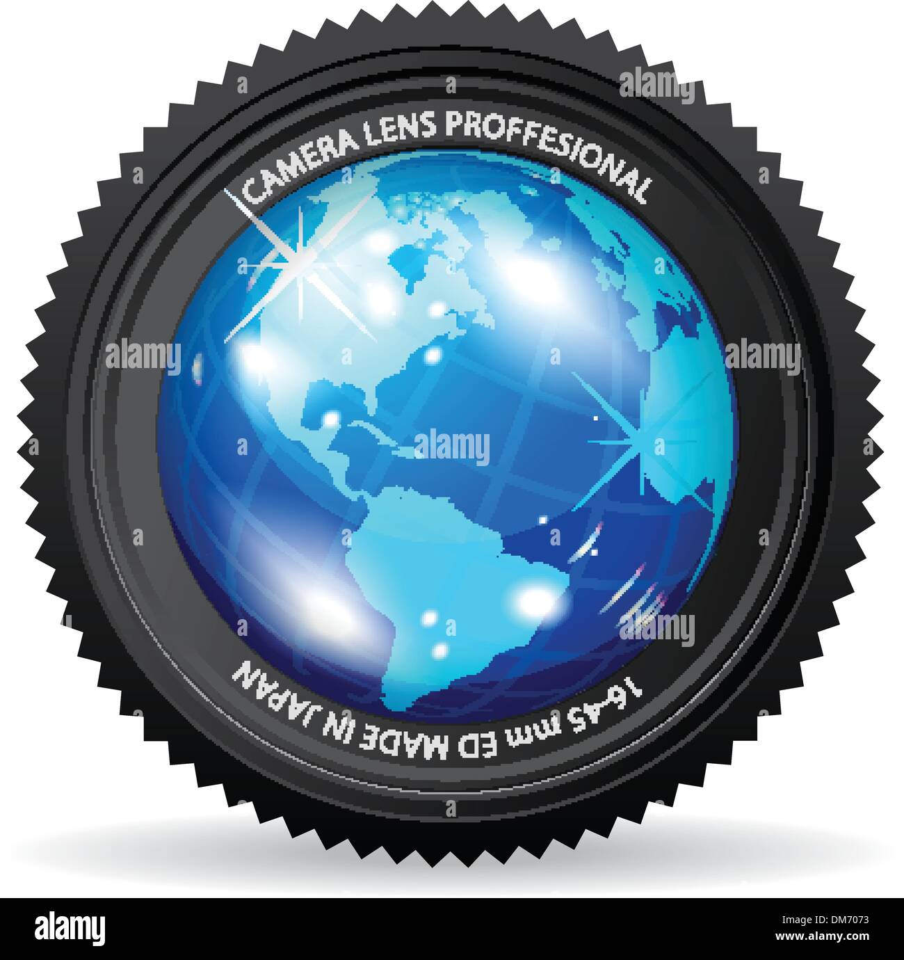 Zoom the World Stock Vector Image & Art Alamy