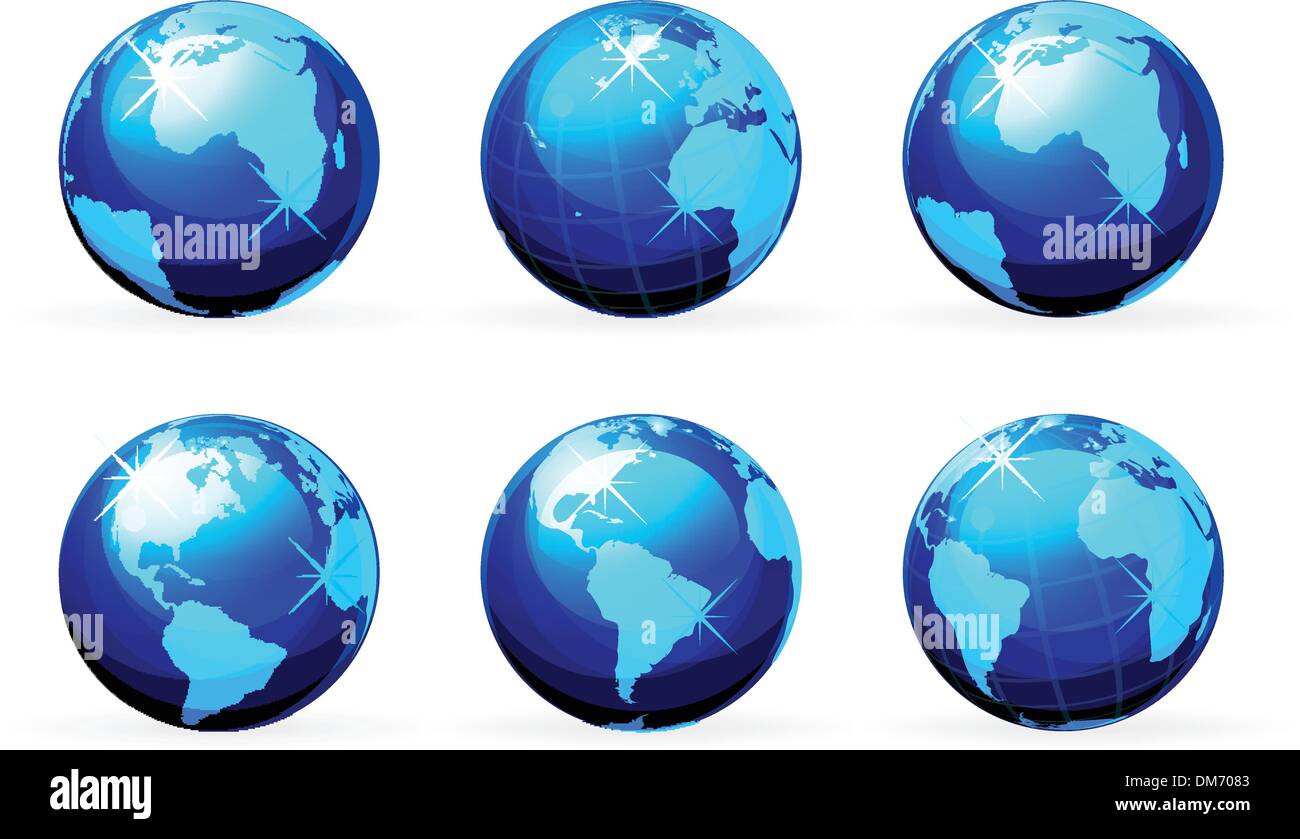 Water and land on earth Stock Vector Images - Alamy