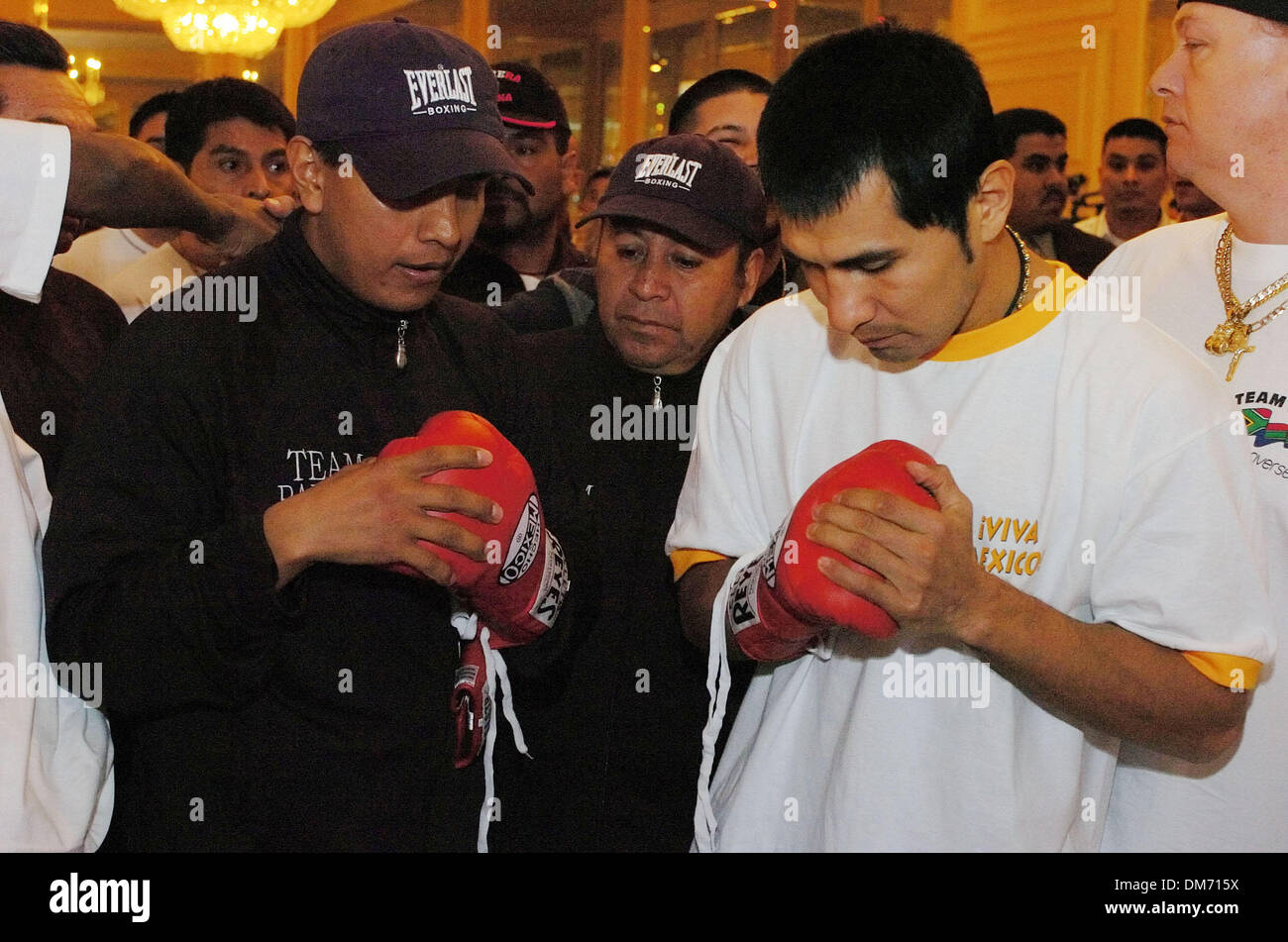 Apr 08, 2005; El Paso, TX, USA; Boxing. WBC Super Featherweight
