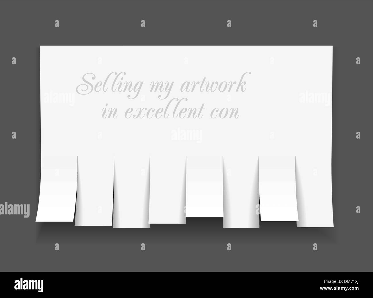 Information slips Stock Vector Images Alamy