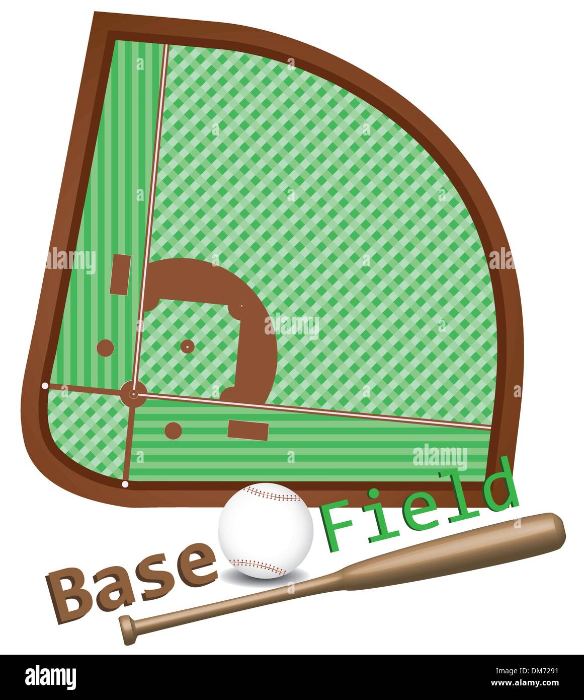 Easy Baseball Field Drawings