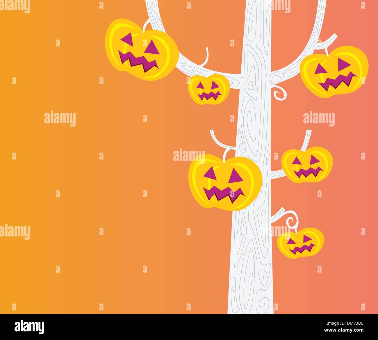 Halloween tree Stock Vector